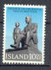 Iceland 1968 Mi. 421 Geburtstag Von Bithday Of Fridrik Fridriksson MNH** - Nuevos