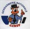 Gendarmerie Nationale : Autocollant Gendy - Police & Gendarmerie