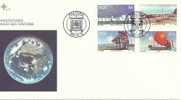 South Africa RSA 1983  Weather Station FDC Scott 610-613 - Climate & Meteorology