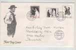 Norway FDC Norwegean Fairytales Complete On Cover With Cachet 17-11-1971 Sent To Denmark - FDC