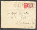 France Deluxe MOIBANS Isere 1948 Cover To Allentown Etats-Unis USA Marianne - Covers & Documents