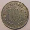 Castres 81 Ville 10 Centimes 1916-1919 Elie 10.2 - Monétaires / De Nécessité