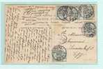 BRIEFSTUK  DOCUMENT POSTKAART MET BELGISCHE ZEGELS OMSTREEKS 1910 - Other & Unclassified