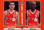 REIMS ... BASKET ...SAISON 2002 / 2003 ... BOISSIE ET TOMAKU - Baloncesto