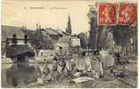 Carte Postale Ancienne Bonneval - La Petite Grève - Métiers, Laveuses, Lavandières - Bonneval