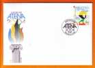 JEUX OLYMPIQUES - ATHENES 2004. Greece ( Croatie FDC ) Olympic Games Olympia Olympic Flame Athletics Athletisme - Verano 2004: Atenas