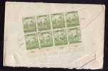 Transylvanie 1917 Occ.Hungary,registred Cover Label R-KOLOZSVAR,nice Franking 8 Stamps! - Bezetting