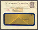 Greece BERNHARD FAHRNI Registered Recommandée Kephissia Kifissia Deluxe Cancel 1920 Cover To Bucaresti Rumania - Briefe U. Dokumente