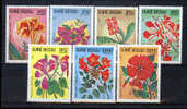 Guinea Bissau 1983 Yv. 217-23 (** 5.95 Euro) Flowers: Canna Coccinea, Bouganville Litoralis, Euphorbia Milii. See Descri - Rosen