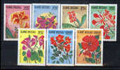Guinea Bissau 1983 Yv. 217-23 (** 5.95 Euro) Flowers: Canna Coccinea, Bouganville Litoralis, Euphorbia Milii. See Descri - Rozen