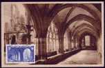 Carte Maximum FRANCE N° Yvert 842 (Abbaye De St Wandrille)  Obl Sp Ill 07.49 (éd HL LD12) - 1940-1949
