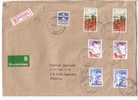 GOOD DENMARK " REGISTERED " A5 Postal Cover To ESTONIA 1992 - Good Stamped - Covers & Documents