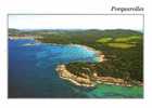 CPSM. ILE DE PORQUEROLLES. VUE AERIENNE. PHOTO HELIFLASH. DATEE 1997. - Porquerolles