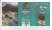 CARTE   PUBLICITAIRE  3 Feuillets -  Hôtellerie De Plein Air  -  Camping - Châlets -  LES OLIVIERS  -  PORTO - Miniatures