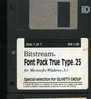 BITSTREAM FONT PACK TRUE TYPE 25 WIN 3.1 OLIVETTI  DISCO 3.5 - Disks 3.5