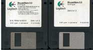 LOGITECH MOUSEWARE 8.0 MULTILINGUAL WIN95 NT 4.0 2 DISCHI DA 3.5 - 3.5 Disks