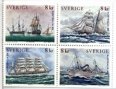 SUECIA 1999 - BARCOS SUECOS - YVERT 2080-2083** - Unused Stamps