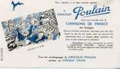 Buvard - Chocolats POULAIN - Chanson De France - Meunier Tu Dors - Food