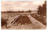 SUNKEN GARDENS - New Promenade - REAL PHOTO PCd -TORQUAY - England - Torquay