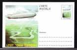 ZEPPELINS LZ127,Encircled The Earth In 1929,POSTCARD STATIONERY 1995 Romania. - Zeppelin