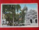 Iglesia Y Plaza Del Catedral Panama 1920 - Panama