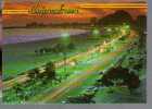 Jolie CP Brésil Copacabana Vue De Nuit - Obl Méca CAD 1-12-1997 - Copacabana