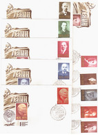Russia USSR 1970 FDC X10 Birth Centenary Of V.I.Lenin - FDC
