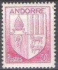 Andorre Français 1944 Yvert 94 Neuf ** Cote (2015) 0.15 Euro Armoiries Des Vallées - Unused Stamps