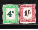 South Africa 1950-58 Postage Due Stamp 2v MLH - Postage Due