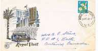 2029. Carta WELLSFORD (New Zealand) 1963. Royal Visit - Briefe U. Dokumente