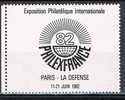 Francia. Vignette, Label, Cinderella PHILEXFRANCE 1982 - Oblitérés