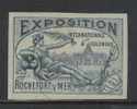 FRANCE 1898 ROCHEFORT INTERNATIONAL & COLONIAL EXHIBITION POSTER STAMP DESIGN 2 - Autres & Non Classés