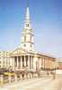 Britain United Kingdom - St. Martin-in-the-Fields, Trafalgar Square Postcard [P840] - Trafalgar Square