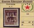 ITALY - CLN ARONA - N.1 - Cv 40 Euro - GOMMA INTEGRA - MNH**- LUXUS POSTFRISCH - Neufs