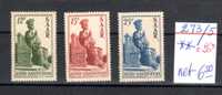 Sarre 1950, Année Sainte, Statue De Saint-Pierre, N° 273 / 75**   Neuf Sans Charnière - Unused Stamps