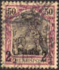 Germany Offices In Turkey #19 XF Used 2-1/2pi On 50pf From 1900 - Deutsche Post In Der Türkei