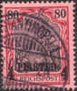 Germany Offices In Turkey #20 XF Used 4pi On 80pf From 1900 - Turchia (uffici)