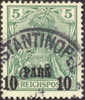 Germany Offices In Turkey #25 Used 10pa On 5pf From 1903-05 - Turkey (offices)