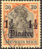 Germany Offices In Turkey #47 Used 1-1/2pi On 30pf From 1906-12, Expertized - Deutsche Post In Der Türkei