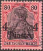 Germany Offices In Turkey #50 Used 4pi 80pf From 1906-12 - Deutsche Post In Der Türkei