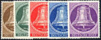 Germany Berlin 9N94-98 Mint Hinged Freedom Bell Set From 1953 - Unused Stamps