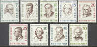 Germany Berlin 9N148-156 Mint Never Hinged Portrait Set From 1957-59 - Ungebraucht