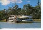 (291) - Australia, Murray River Paddle Boat Rothbury - "Péniche" Bateaux A Aube Sur La Murray River - Péniches