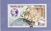 MONACO TIMBRE POSTE AERIENNE N° 80 OBLITERE AGENCE INTERNATIONALE DE L ENERGIE ATOMIQUE - Luftfahrt