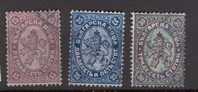 Bulgarien 1882, MiNr.  17- 19 , YT  17 -19 , Gestempelt - Usati