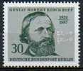 GERMANIA - GERMANY - ALLEMAGNE - BERLINO - 1974 - G. R. KIRCHHOFF, FISICO - YT 429 ** - Physique