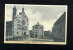 S647 CARTOLINA ILLUSTRATA LOMBARDIA CREMONA DUOMO E BATTISTERO FP NV - Cremona