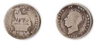 GRANDE - BRETAGNE  1  SHILLING  1825  ARGENT  RARE  ! - I. 1 Shilling