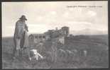 ROMA INIZI 900  CAMPAGNA ROMANA. UN PECORAIO CON CANE PASTORE.  SPLENDIDA!  (HUC17) - Viehzucht