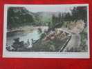 Real Photo Hand Coloured Undivided Back Malahat Drive Vancouver Island B.C. Gowen Sutton - Victoria